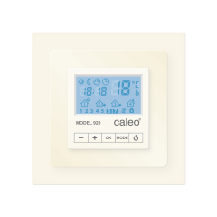 Терморегулятор CALEO 920 с адаптерами, встраиваемый цифровой, программируемый, 3,5 кВт